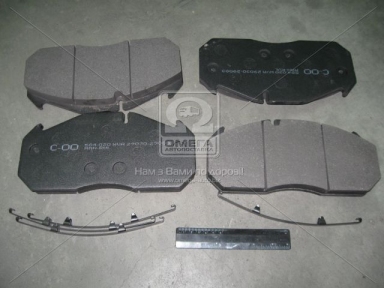 Колодка торм. диск. (компл. на ось) MAN 2000,TGA, MB, KASSBOHRER, RVI MAGNUM,PREMIUM (пр-во CEI)