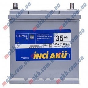 Акумулятор Inci Akü Formula (NS40) 35Ah JL+ 300A (EN) (тонка клема) Акумулятор Inci Akü Formula (NS40) 35Ah JL+ 300A (EN) (тонка клема)