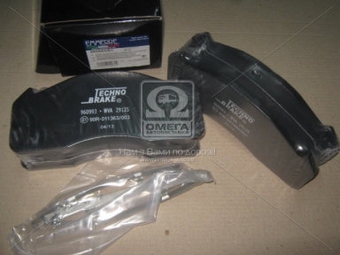 Колодка торм. диск. (компл. на ось) ROR TA/LM D DUCO, VOLVO FM,FL (пр-во Techno Brake)