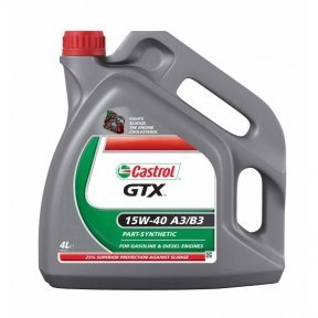 Моторное масло Castrol GTX 15W-40 A3/B3 (4 л)