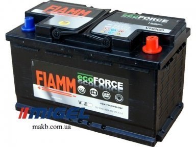 Акумулятор Fiamm Ecoforce AGM 80Ah R+ 800A