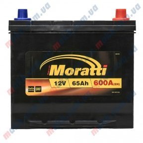 Акумулятор Moratti 65Ah JR+ 600A