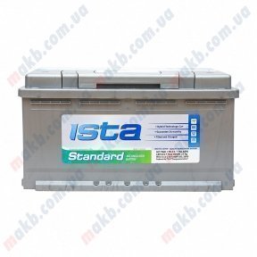 Акумулятор Ista Standard 90Ah L+ 760A Акумулятор Ista Standard 90Ah L+ 760A