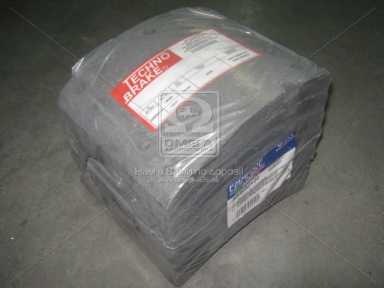 Накладка гальмівний. (компл. на вісь) 419х178 (Відп.6,35 мм) 2-й рем. ROR TA, FRUEHAUF (вир-во Techno Brake)