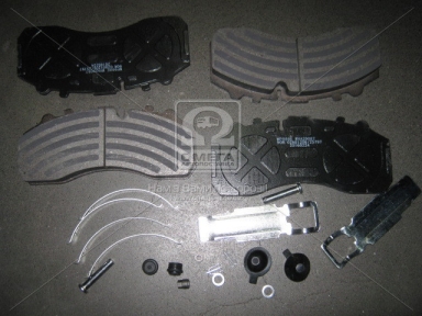 Колодка торм. диск. E-BRAKE (компл. на ось) BPW, DAF XF95, IVECO, MB ACTROS, SAF (пр-во Winnard)