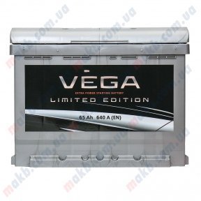Акумулятор Vega Limited Edition 65Ah R+ 640A