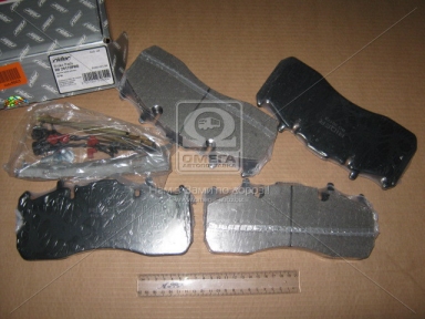 Колодка гальмівний. диск. (компл. на вісь) BPW (RIDER)