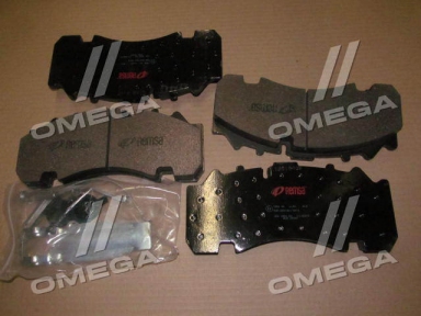 Колодка гальмівний. диск. (компл. на вісь) BPW SB 4345, задн. (вир-во REMSA)