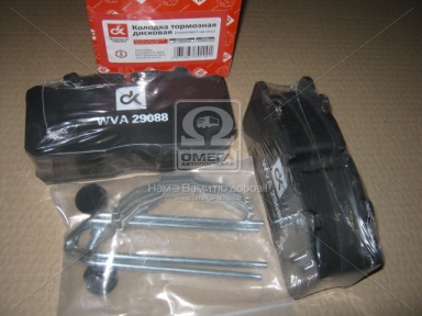 Колодка гальмівний. диск. (компл. на вісь) DAF LF45, IVECO, MAN L/M/ME2000, RVI MIDLUM <ДК>