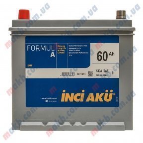 Аккумулятор INCI-AKU Formul A 60Ah JL+ 540A