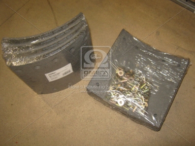 Накладка торм. (компл. на ось) PREMIUM 420х200 1-й рем. BPW, DAF SB, SAF (RIDER)