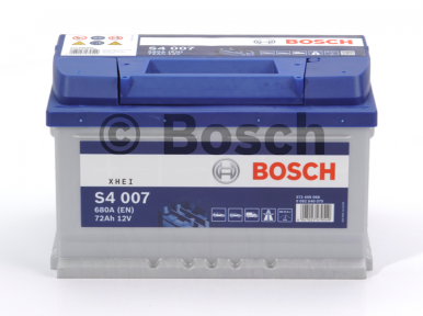 Акумулятор Bosch S4 Silver 72AH R+680A (EN) (Низькобазовий)