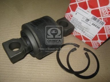 Сайлентблок 170*130*58*75,5*85*25 тяги MAN, MB (вир-во Febi)