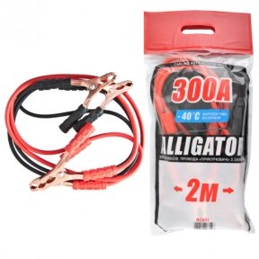 Пусковые провода ALLIGATOR CARLIFE 300A, длина 2м пакет