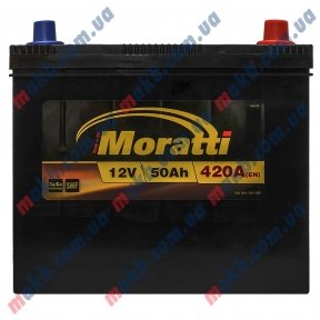Акумулятор Moratti 50Ah JR+ 420A (honda)
