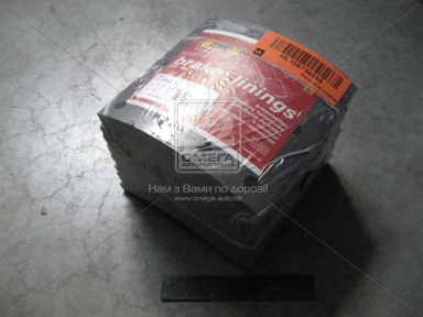 Накладка гальмівний. (компл. на вісь) 410x175 станд. VOLVO F10,12,16,FH12,16 (вир-во Lumag)