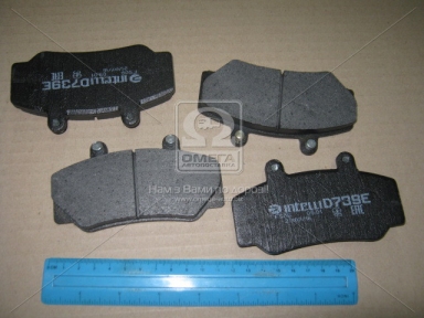 Колодка гальмівний. VOLVO 740, 760 передн. (вир-во Intelli)