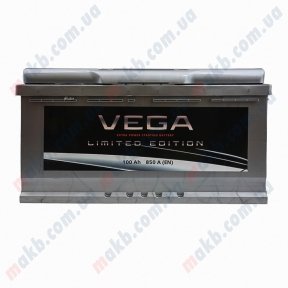Аккумулятор Vega Limited Edition 100Ah R+ 850A
