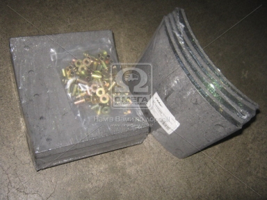 Накладка торм. (компл. на ось) PREMIUM 420х180 станд. BPW, KASSBOHRER, SAF (RIDER)