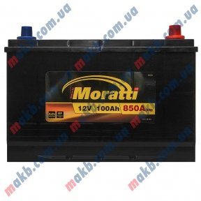 Акумулятор Moratti 100Ah JR+ 850A