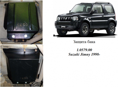 Захист бака КОЛЬЧУГА для Suzuki Jimny JB (2012-) 1.3 АКПП/МКПП