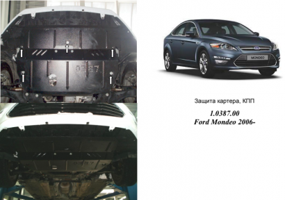 Захист двигуна КОЛЬЧУГА для Ford S-Max (2006-2014) всі бензин