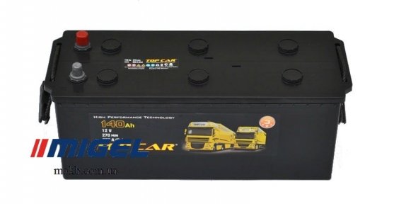 Акумулятор TOP CAR 140Ah L+ 850A