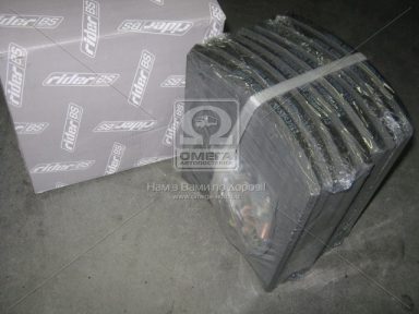 Накладка гальмівний. (компл. на вісь) 410х200 станд. VOLVO F12,FH12,FL7,FL10 (RIDER)