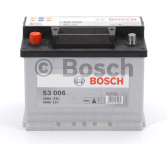Аккумулятор Bosch S3 56AH L+480A (EN)