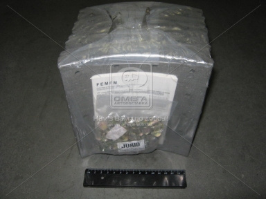 Накладка торм. (компл. на ось) 410х200 станд. VOLVO F12,FH12,FL7,FL10 (пр-во Jurid)