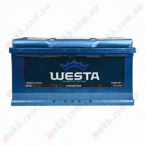 Акумулятор WESTA 100Ah R+ 850A