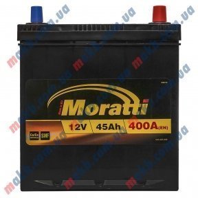 Акумулятор Moratti 45Ah JR+ 400A