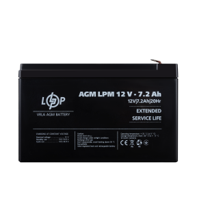 Аккумулятор AGM LPM 12V - 7.2 Ah
