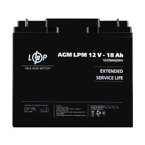 Аккумулятор AGM LPM 12V - 18 Ah