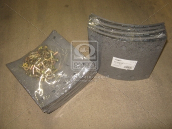 Накладка гальмівний. (компл. на вісь) PREMIUM 420х200 1-ї рем. BPW, DAF SB, SAF (RIDER)