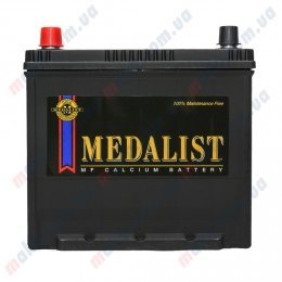 Акумулятор Medalist (75D23R) 65Ah JL+ 570A