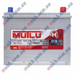 Акумулятор Mutlu SFB Technology (Ser3) 80Ah JR+ 660A (корпус 70)