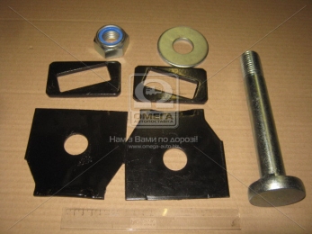 Болт М30*3,5*200*62 рессоры BPW в сб. (гайка, пластины) (пр-во Sampa)