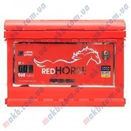 Акумулятор RED HORSE 60Ah L+ 600A (Низькобазовий)
