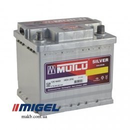 Аккумулятор Mutlu Silver Calcium 44Ah R+ 360A
