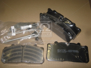 Колодка гальмівний. диск. E-BRAKE (компл. на вісь) DAF LF45, IVECO, MAN L/M/ME, RVI MIDLUM (вир-во Winnard)