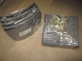 Накладка гальмівний. (компл. на вісь) PREMIUM 419х178 (Відп.6,35 мм) 3-й рем. ROR TA, FRUEHAUF (RIDER)