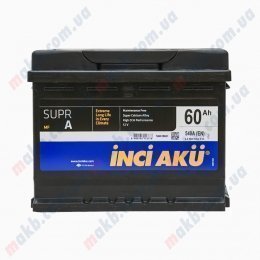 Акумулятор INCI-AKU Supr A 60Ah L+ 540A