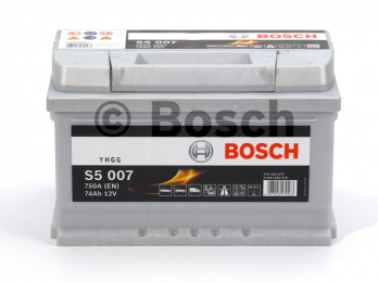 Акумулятор Bosch S5 Silver Plus 74AH R+750A (EN) (Низькобазовий)