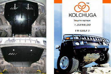 Захист двигуна КОЛЬЧУГА для Volkswagen Passat B4 (1994-1996) 2,0 МКПП/бензин/передній привід