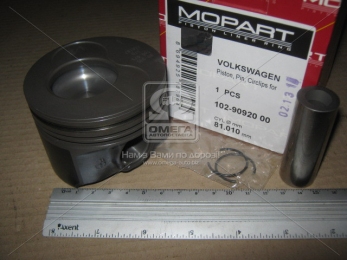 Поршень VAG 81,01 2,0 TDi 1-2 цил. AZV,BDJ,BMM,BPW,BDK,BMN,BRF,BKD,BNA,BST,BLB,BPN,BVG (вир-во Mopart)
