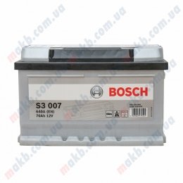 Акумулятор Bosch S3 70AH R+640A (EN) (Низькобазовий)