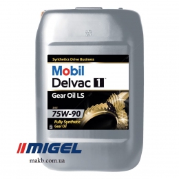 Трансмісійне масло Mobil Delvac™ 1 Gear Oil LS 75W-90 (20л)