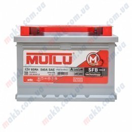 Акумулятор Mutlu SFB Technology 60Ah R+ 510A