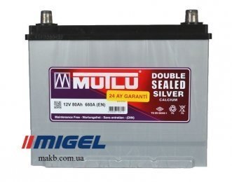 Акумулятор Mutlu Silver Calcium 80Ah JR+ 660A